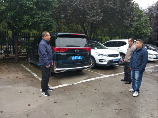我公司“國慶”期間檢查車輛封存、值班情況